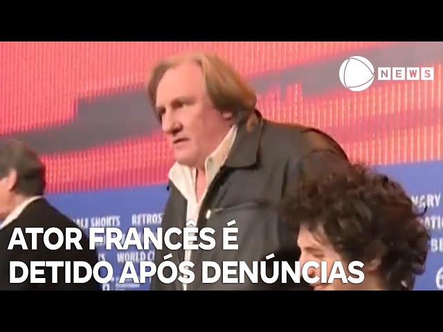 ⁣Ator francês Gérard Depardieu é detido após denúncias de agressões sexuais