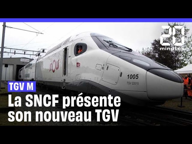 ⁣TGV M : La SNCF présente son nouveau TGV