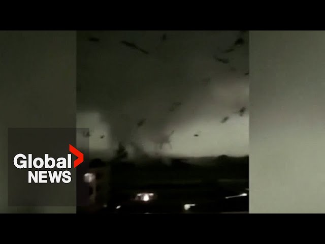 ⁣Extreme weather in China continues with deadly tornado, massive hail, snowstorm