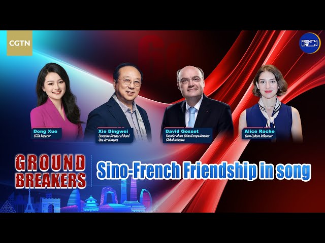 ⁣Sino-French friendship in song