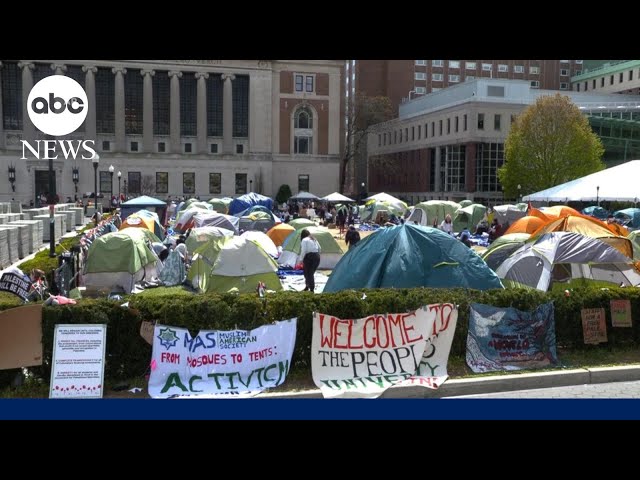 ⁣Columbia University tells protesters they must leave encampment by Monday afternoon