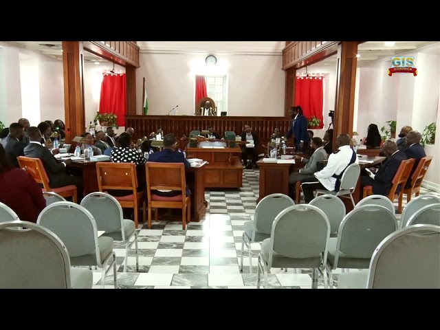 ⁣Live Broadcast of Parliament of Dominica
