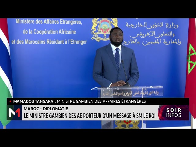 ⁣Maroc-diplomatie: Nasser Bourita reçoit le ministre gambien des AE