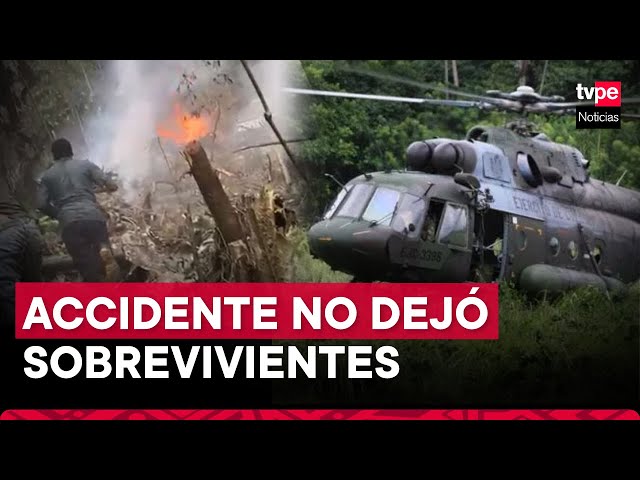 ⁣Colombia: nueve militares mueren en accidente de helicóptero en Bolívar