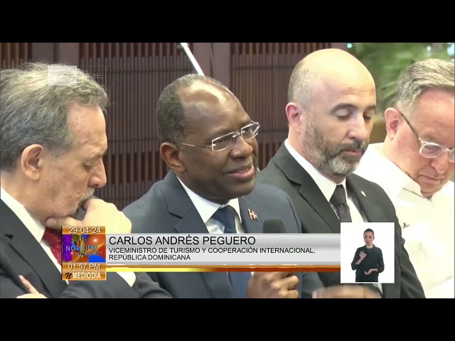 ⁣Presidente de Cuba recibe a participantes en ONU- Turismo
