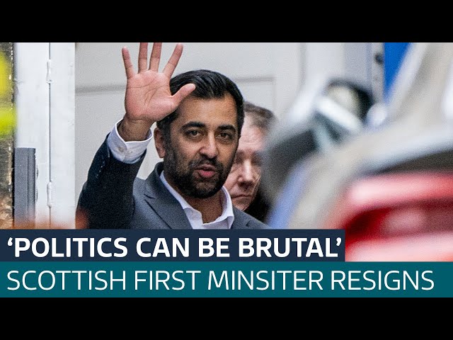 ⁣Humza Yousaf resigns as Scotland's first minister | ITV News