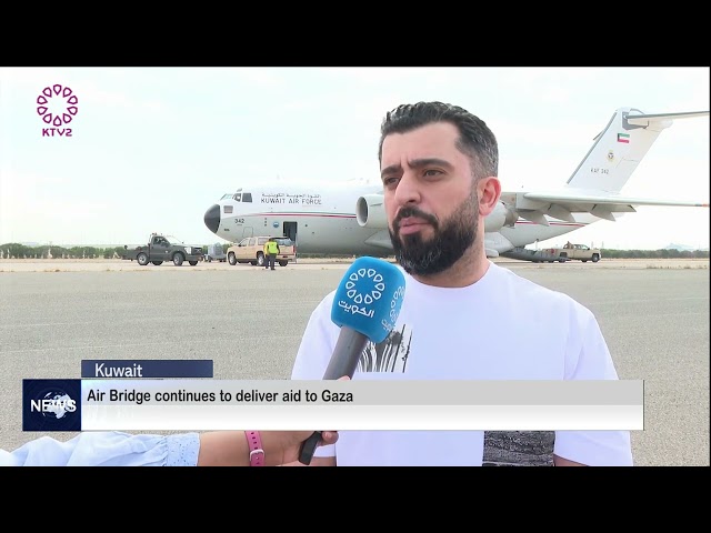 ⁣Air Bridge continues to deliver aid to Gaza