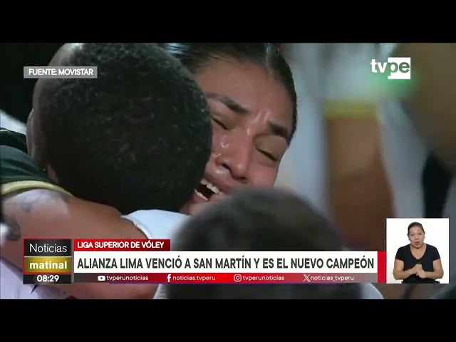Alianza Lima venció a San Martín y se proclama campeón de la Liga Nacional de Vóley 2024