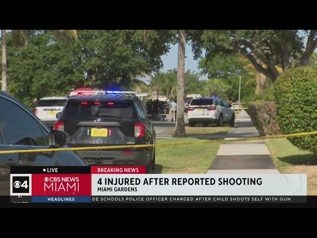 ⁣4 injured in Miami Gardens shooting