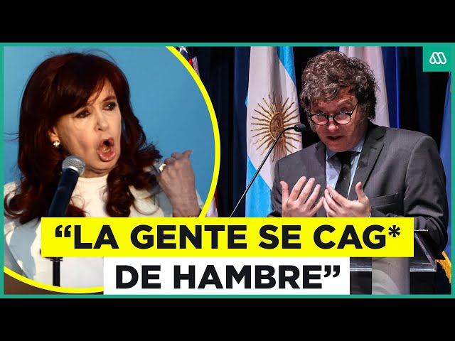 ⁣Cristina Kirchner increpa públicamente a Javier Milei por la crisis en Argentina