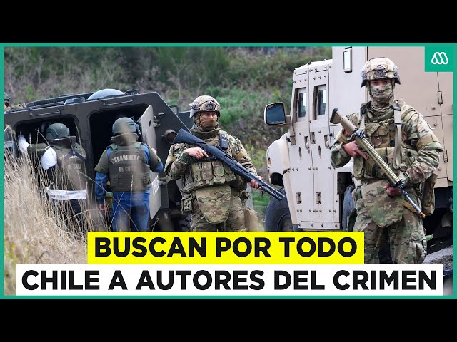 ⁣Crimen de carabineros: Despliegan intensos operativos policiales en sur de Chile