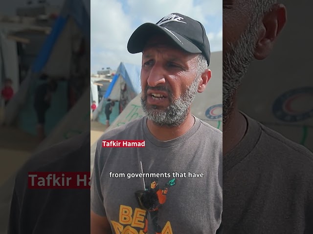 ⁣Palestinians in Gaza thank U.S. college protesters