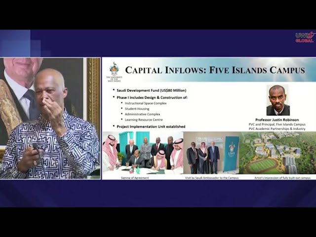 UWI developing networks for capital inflows