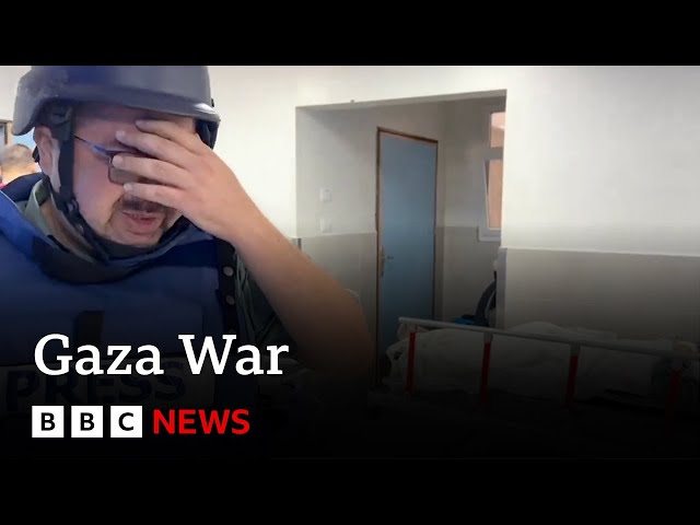 ⁣BBC reporter reveals emotional toll of covering war in Gaza | BBC News
