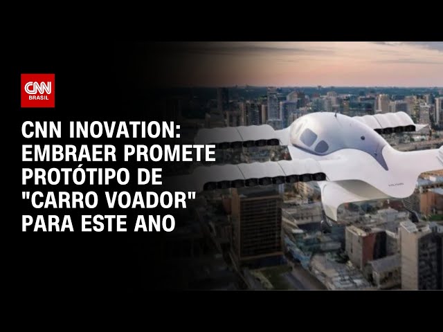 ⁣CNN Innovation: Embraer promete protótipo de "carro voador" para este ano | CNN PRIME TIME
