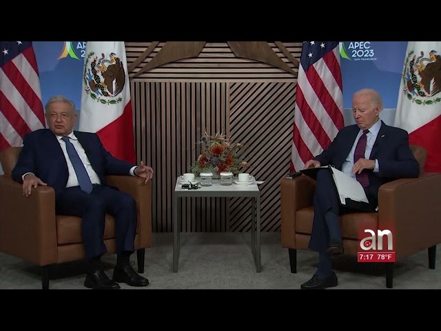 ⁣Biden y López Obrador acuerdan tomar medidas para reducir los cruces irregulares en la frontera
