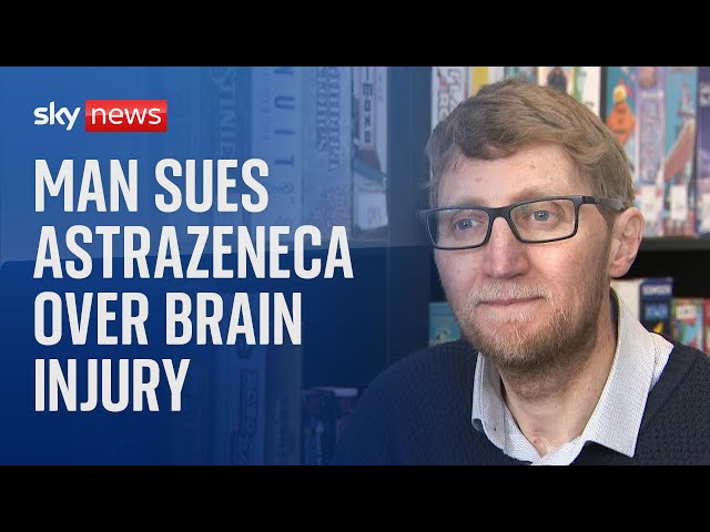 ⁣Dad who suffered brain injury days after getting COVID vaccine sues AstraZeneca