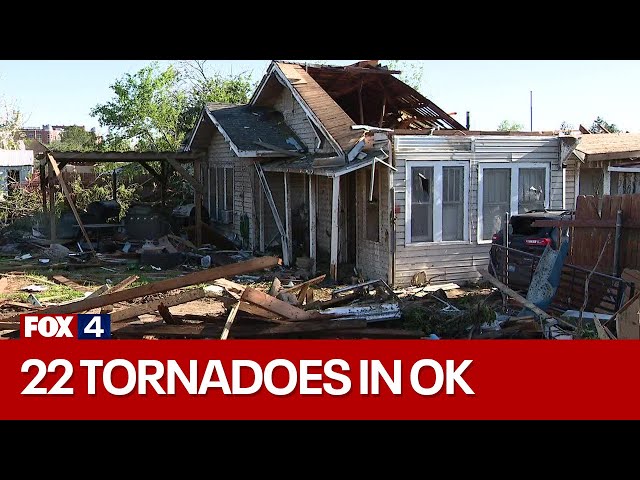 ⁣Oklahoma Tornadoes: Live tour of EF-3 tornado damage in Sulphur, OK