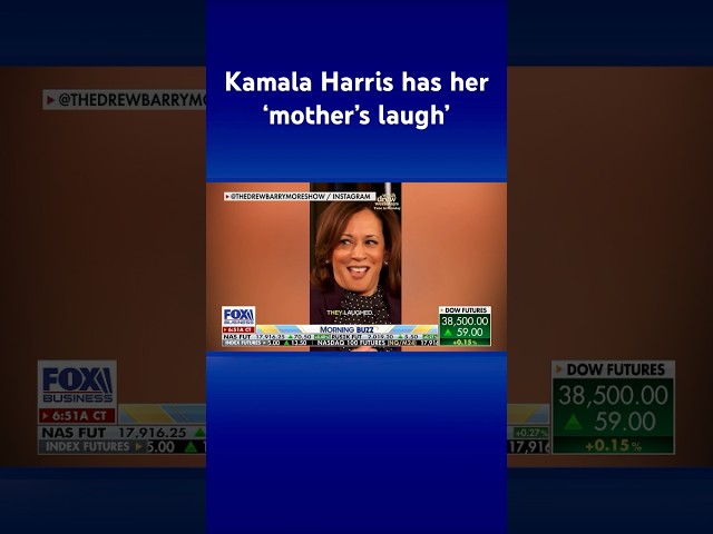 ⁣VP Harris defends her unique laugh that comes ‘from the belly’ #shorts