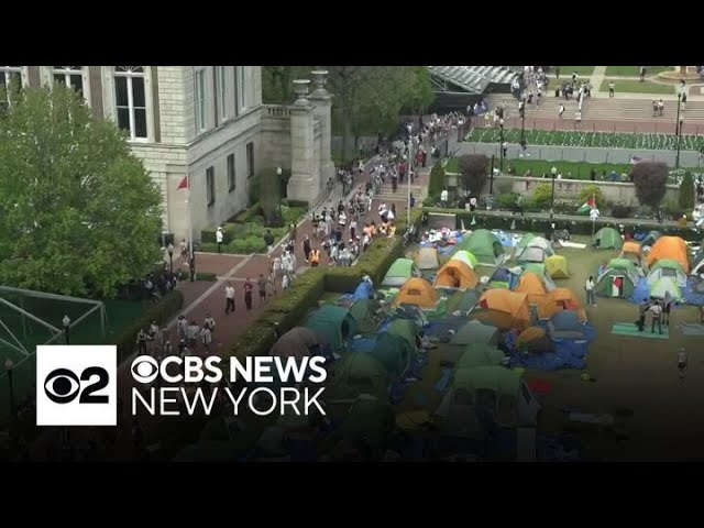 ⁣Columbia University begins suspending students refusing to leave encampment