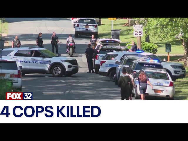 ⁣4 officers killed in North Carolina