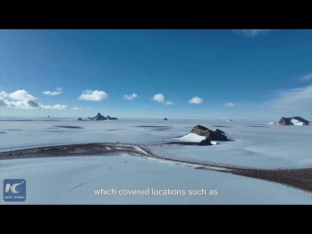 ⁣Unmanned aerial vehicles land center stage at China's Antarctic expedition