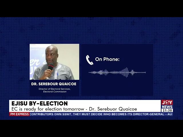 ⁣Ejisu by-election: The EC doesn't help candidates win elections; voters decide - Dr Serebour Qu