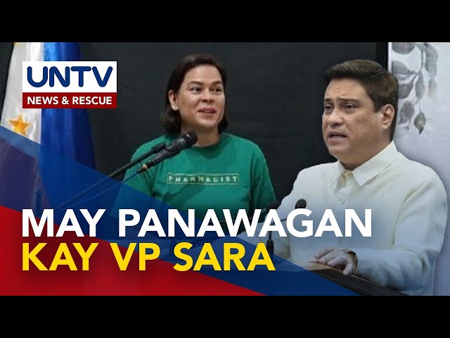⁣Sen. Zubiri, may apela kay VP at DepEd Sec. Duterte kaugnay ng June-March school calendar