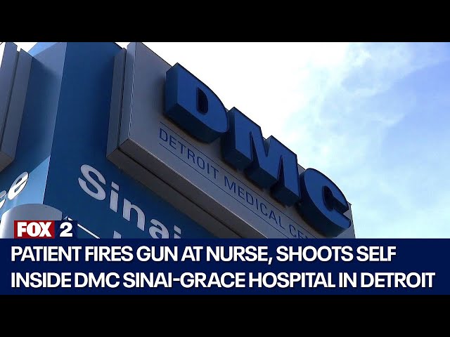 ⁣Patient fires gun at nurse inside Detroit hospital, shoots self