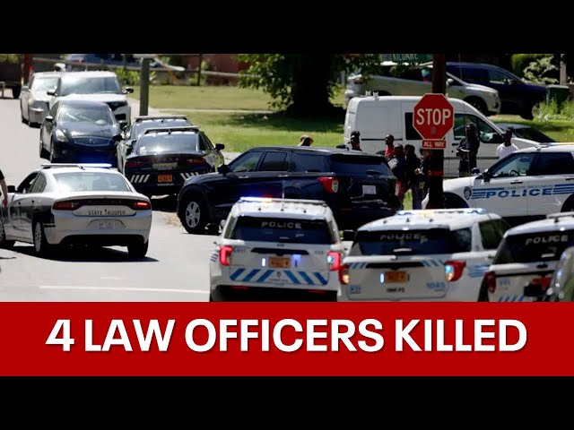⁣Charlotte shooting: 4 law officers killed while serving warrant