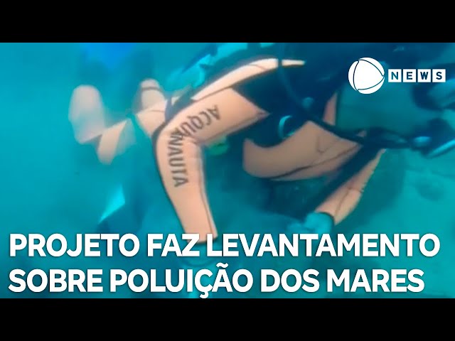 ⁣Projeto MicroMar: pesquisadores fazem levantamento sobre micrpolásticos nos mares brasileiros