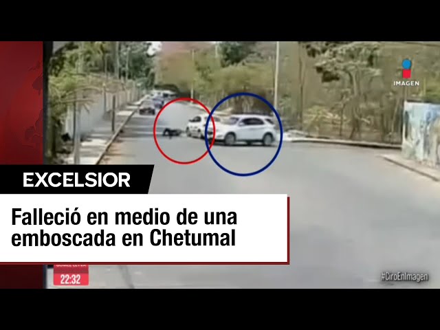 ⁣Ejecutan a mando policial en Chetumal; fue emboscado por sicarios