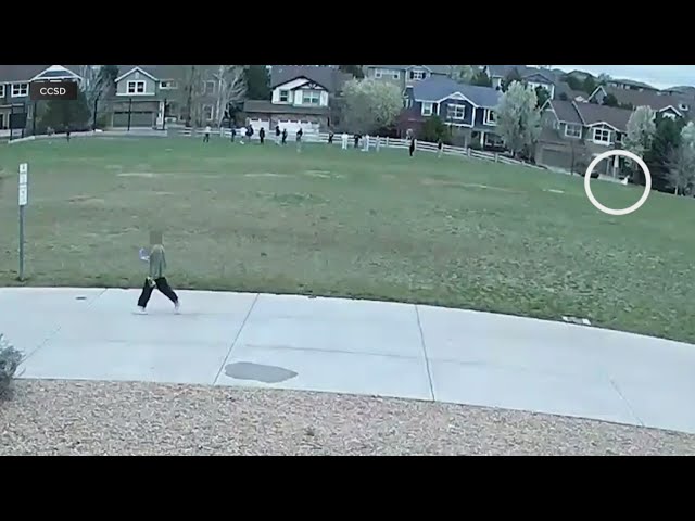 ⁣Footage released in attempted kidnapping investigation at Colorado elementary school