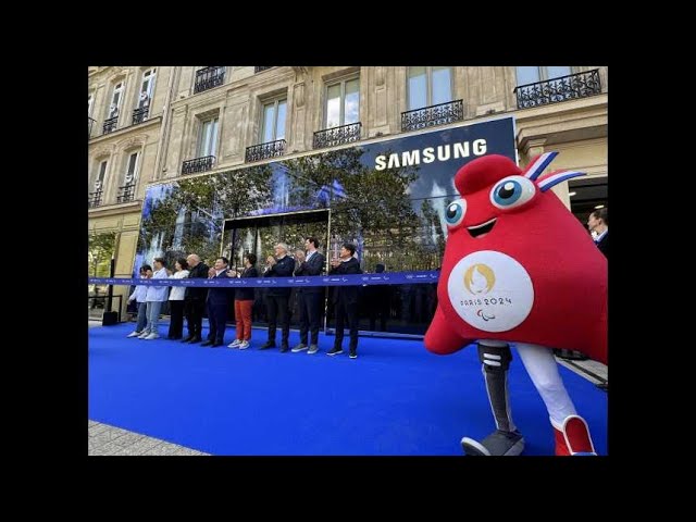 ⁣Samsung veut narguer Apple sur les Champs-Elysées pendant les JO
