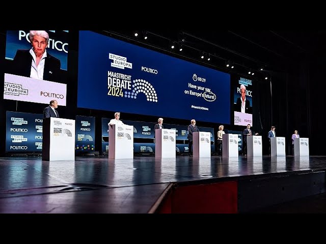 ⁣Three key moments from the first debate with lead EU candidates