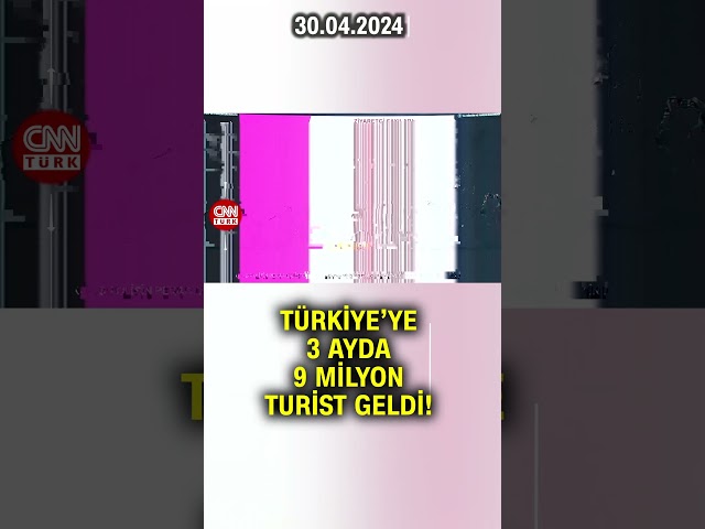 ⁣Bakan Mehmet Ersoy Açıkladı: Türkiye 3 Ayda 9 Milyon Turist Ağırladı! #Shorts
