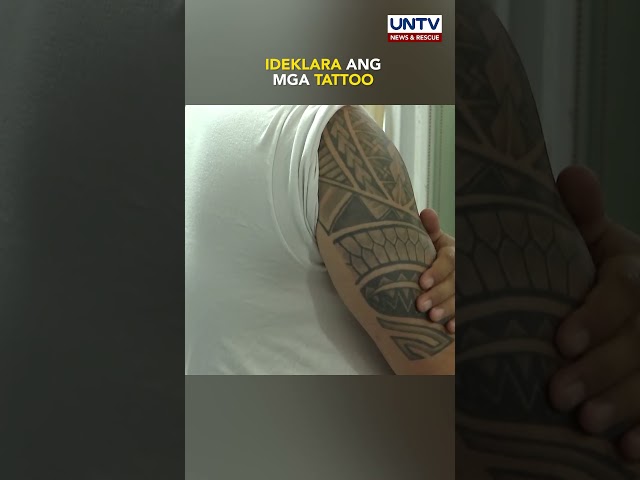 ⁣Tattoo ng mga pulis, ipinadedeklara na; Polisiya sa pagbubura ng visible marks, pinag-aaralan – PNP