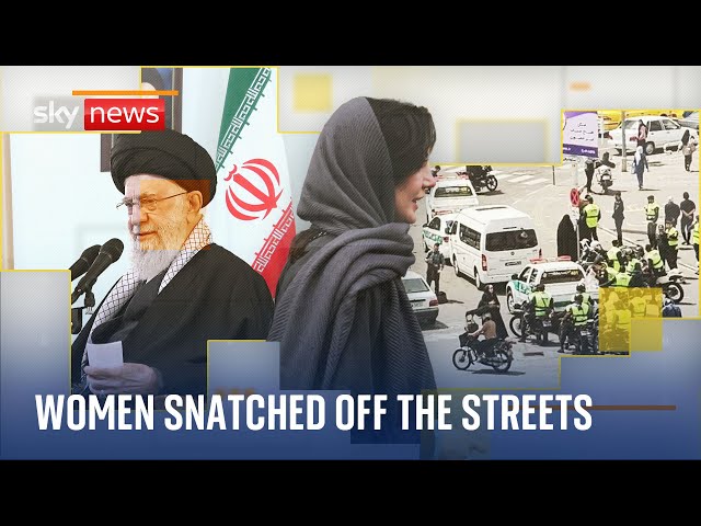 ⁣Iran's female morality police lead crackdown on women not wearing hijabs