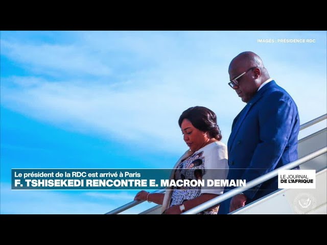 ⁣Le président de la RDC est arrivé à Paris : F. Tshisekedi rencontre E. Macron • FRANCE 24