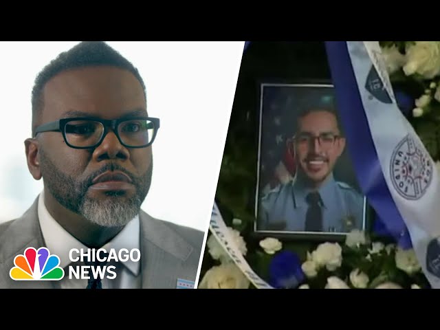 ⁣Chicago mayor DID NOT attend funeral for Officer Luis Huesca