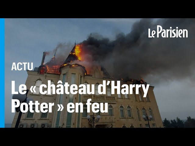 ⁣Ukraine : le « château d'Harry Potter » incendié par un missile russe