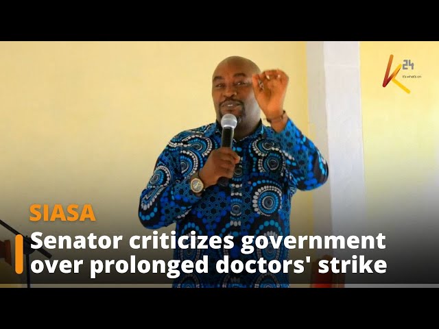 ⁣Senator criticizes government over prolonged doctors' strike