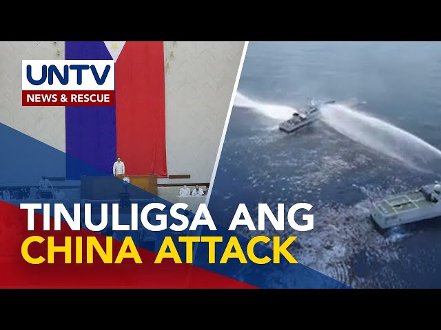 ⁣Panibagong China water cannon attack, kinondena; Pagdinig sa “gentleman’s deal” priyoridad