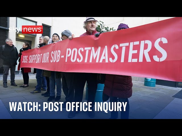 ⁣Watch live: Post Office Horizon inquiry