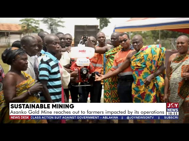 ⁣Sustainable Mining: Asanko Gold Mine reaches out to farmers impacted by its operations