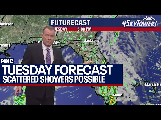 ⁣Tampa weather April 30, 2024 | some showers possible Tuesday