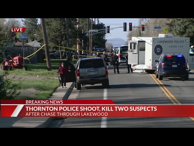 ⁣2 killed in pursuit, officer shooting in Lakewood