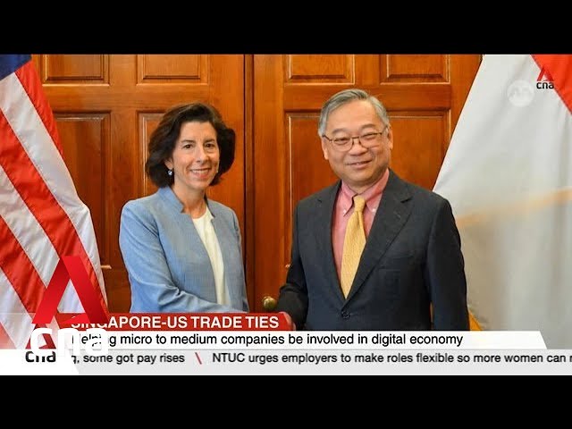 ⁣Singapore-US commemorate 20 years of free trade agreement