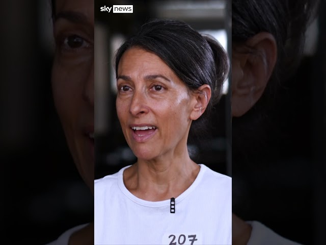 ⁣Hostage's mum reacts to Hamas video