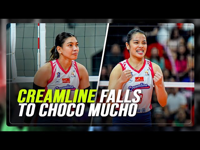 ⁣Alyssa, Jema discuss Creamline's first-ever loss to Choco Mucho | ABS-CBN News